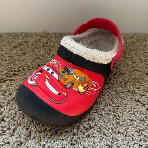 Single Lightning McQueen Crocs Left Shoe Only C12/C13